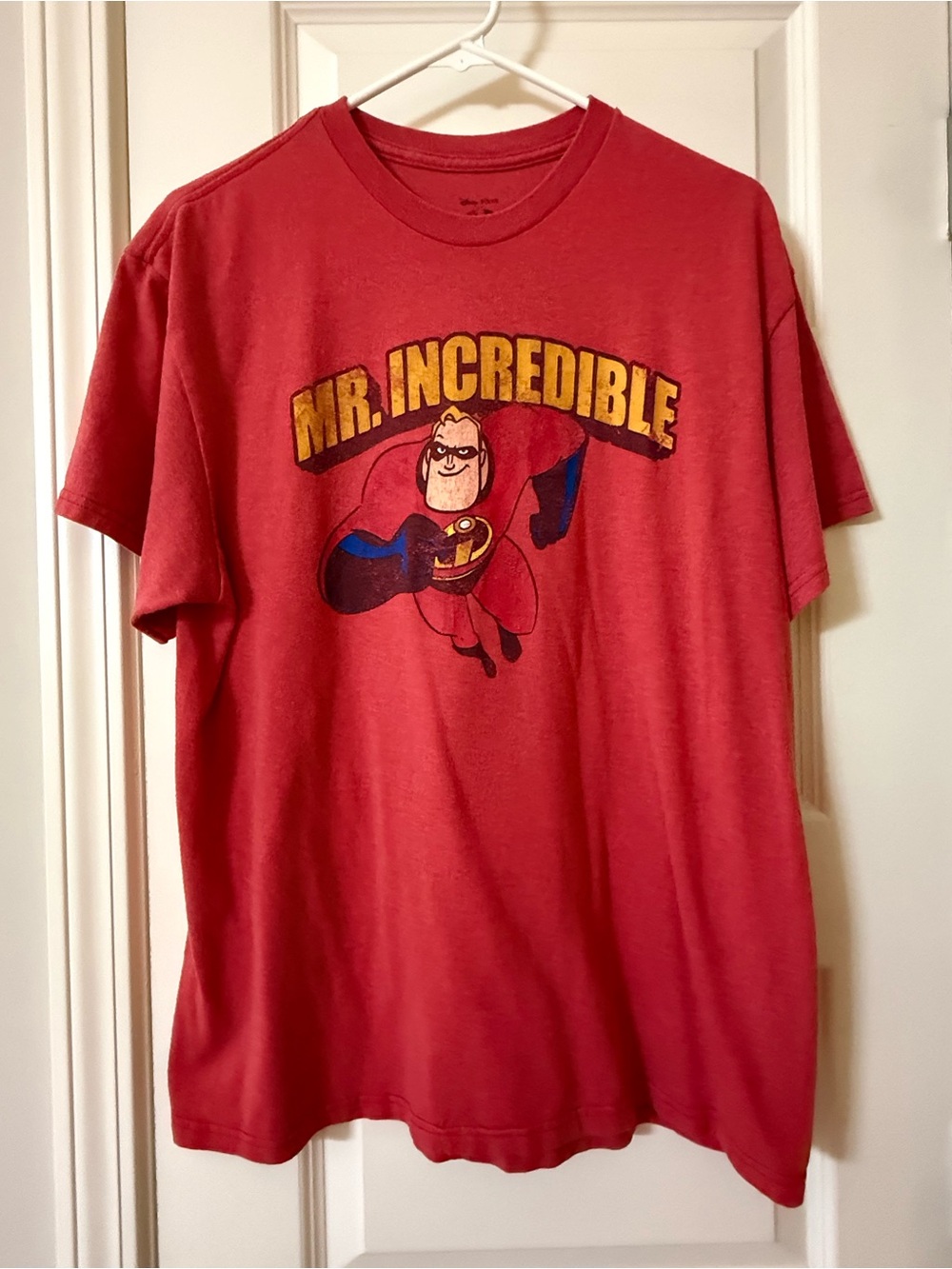 Disney Pixar The Incredibles Mr. Incredible Graphic T-Shirt Size Large SS